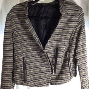 Mossimo Medium tweedy zipper jacket